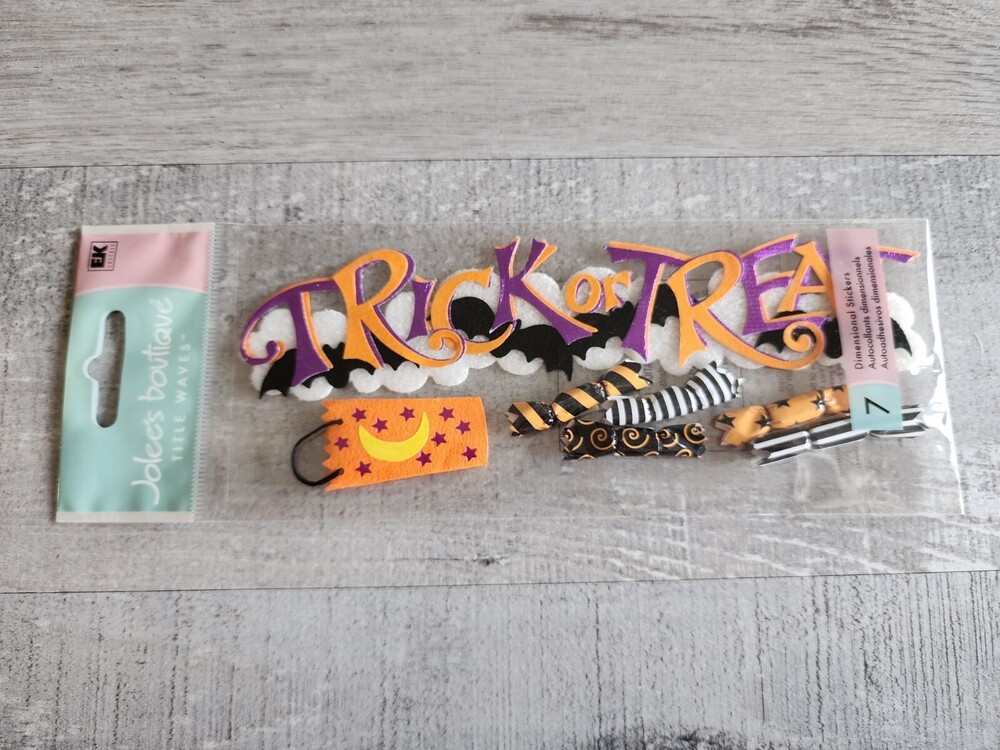 Rare Jolee’s Boutique Title Waves Halloween Trick or Treat Bags Candy NEW #41